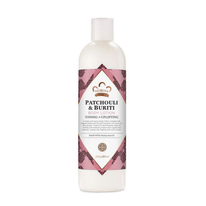 Primary Image of Nubian Heritage Patchouli & Buriti Body Lotion (13 fl oz) 