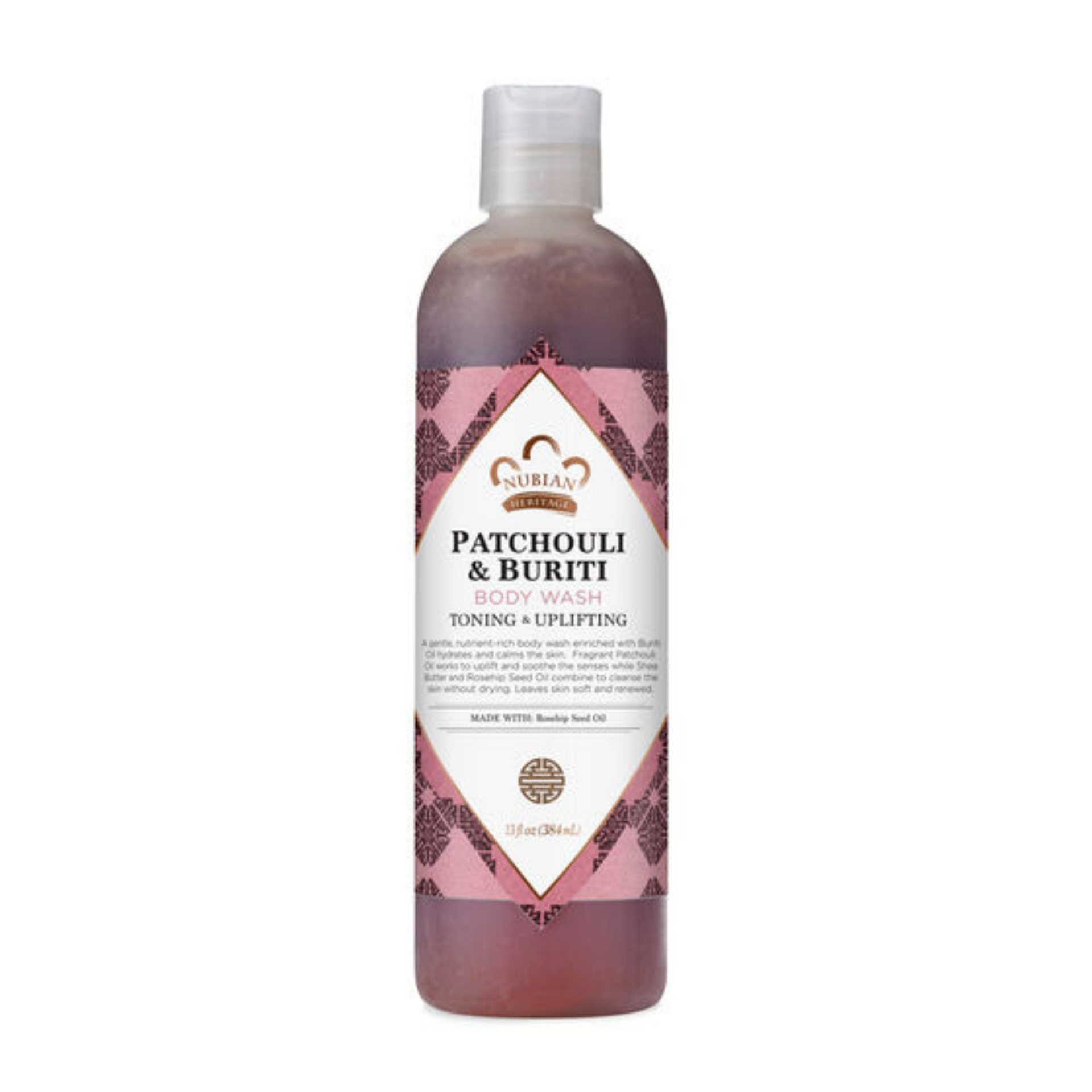 NUBIAN HERITAGE P + B BODY WASH TONING + UPLIFTING 12 PIECE 13 FL. OZ product package