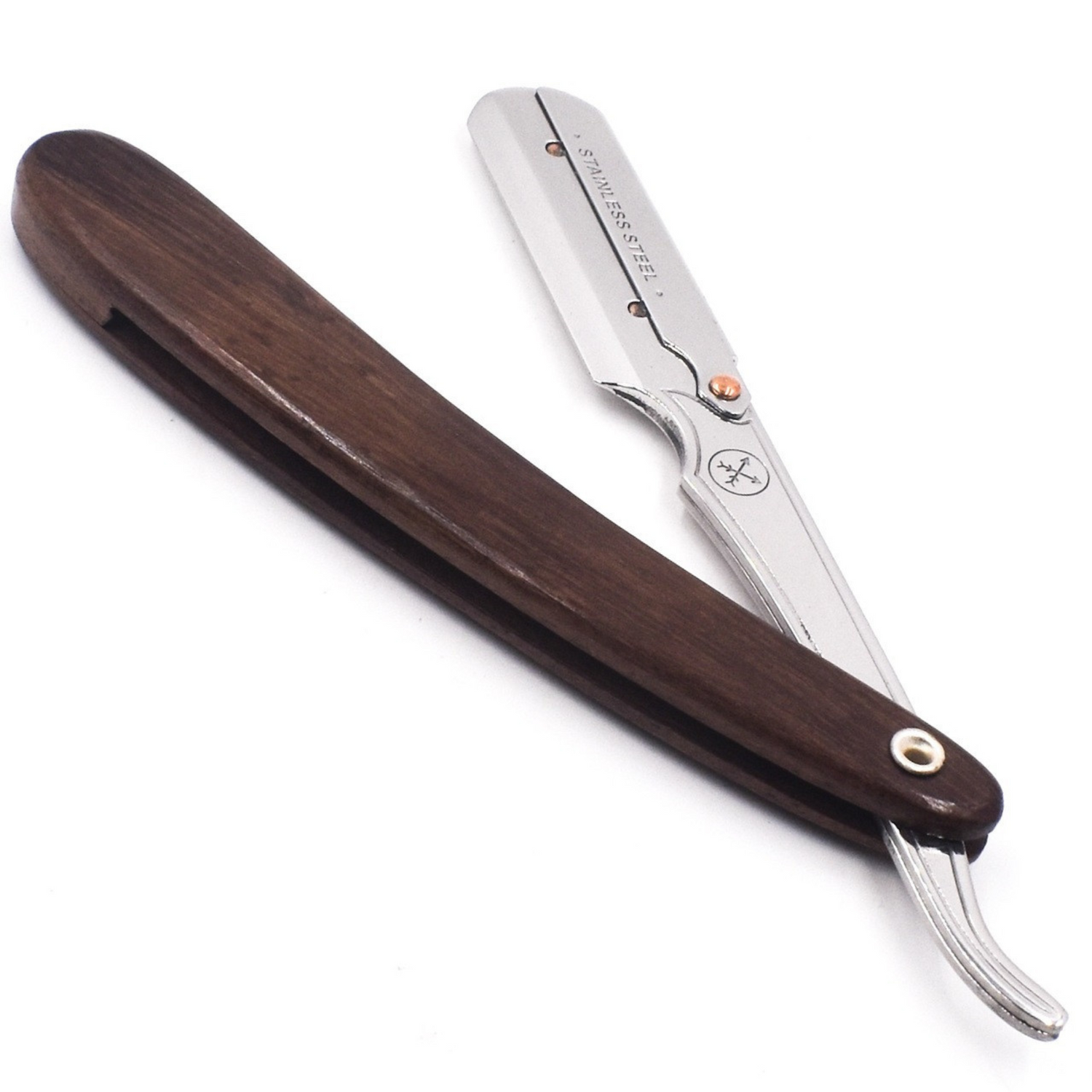 Primary Image of Parker SRDW Dark Sheesham Wood Handle Straight Razor