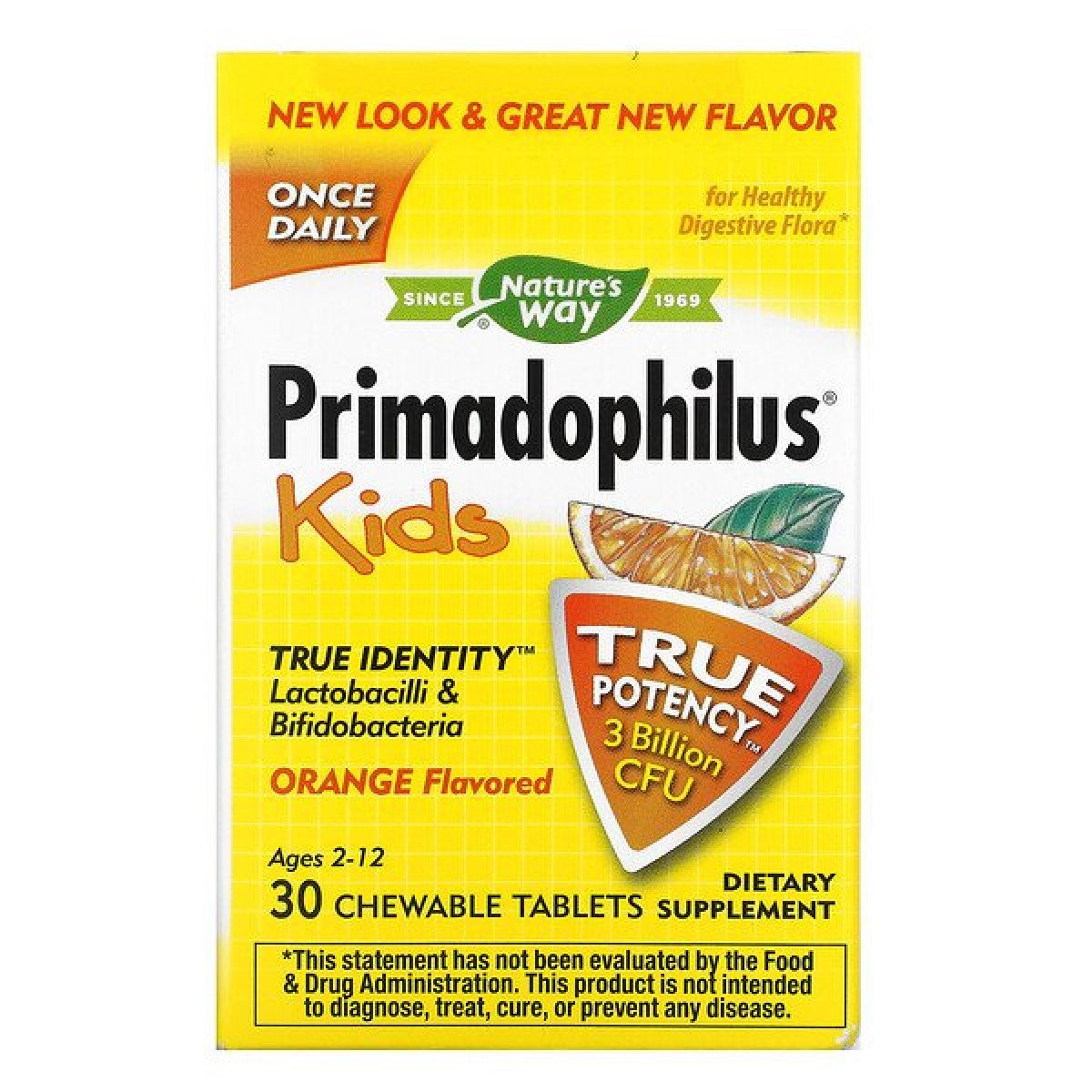 Primary image of Primadophilus Orange Chewable Tablets