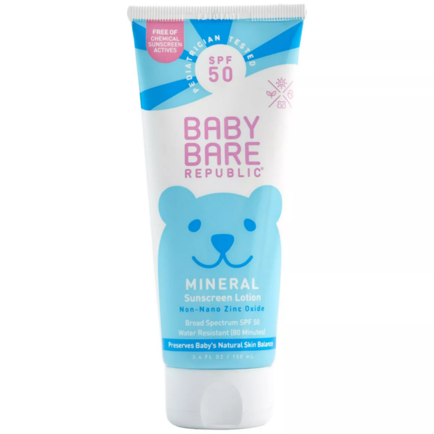 Primary image of SPF 50 Mineral Baby Sunscreen Lotion