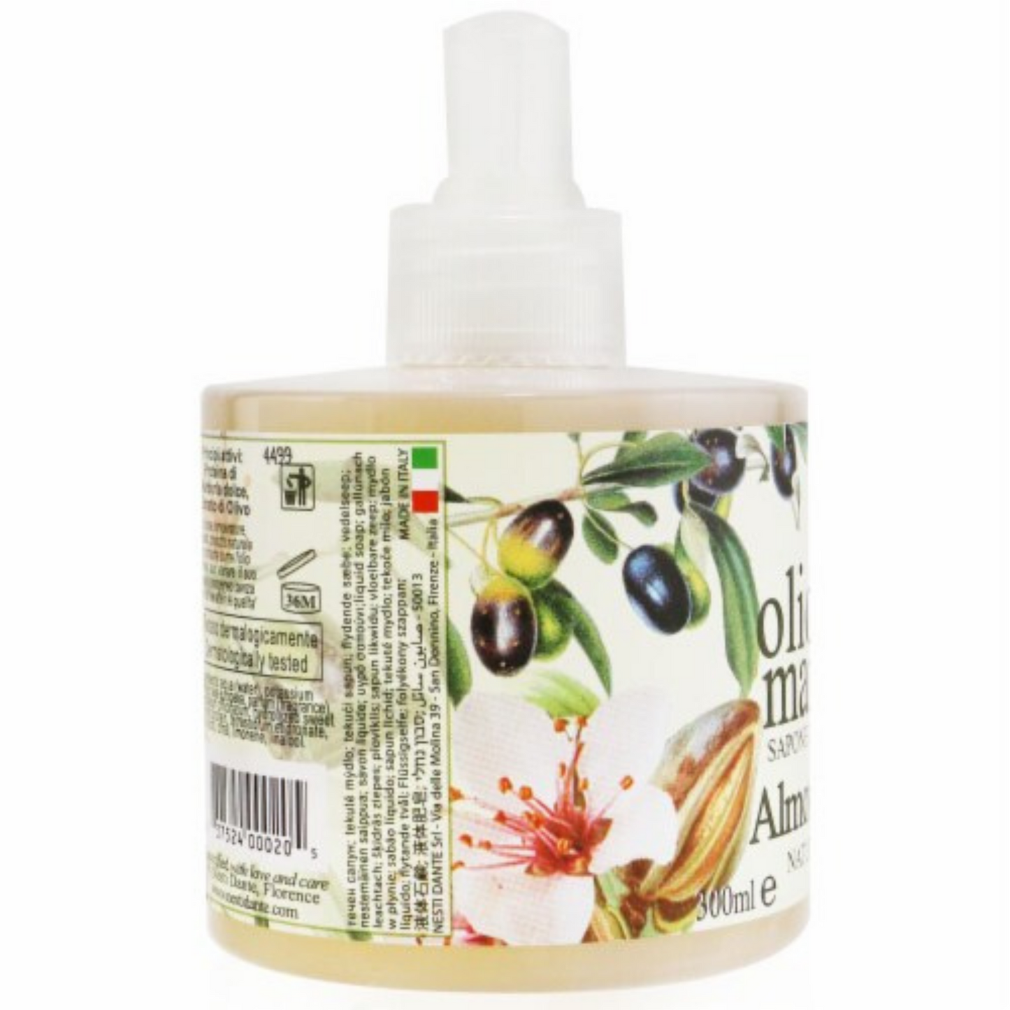 Nesti Dante Almond Olive Oil Hand Gel Liquid Soap (10.2 fl oz) #29756