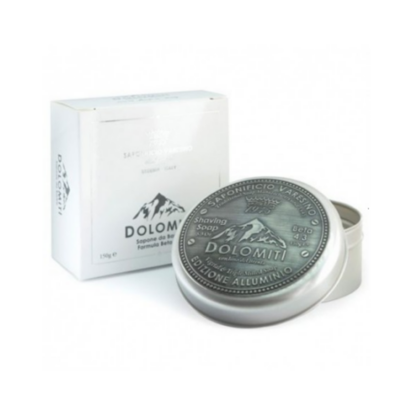 Primary Image of Dolomiti Shaving Soap In Aluminium Jar