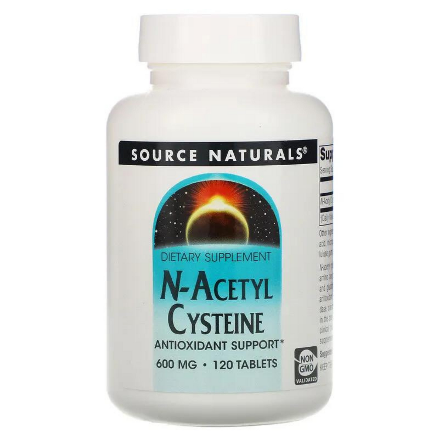 Primary Image of Source Naturals N-Acetyl Cysteine Tablets (60 count)