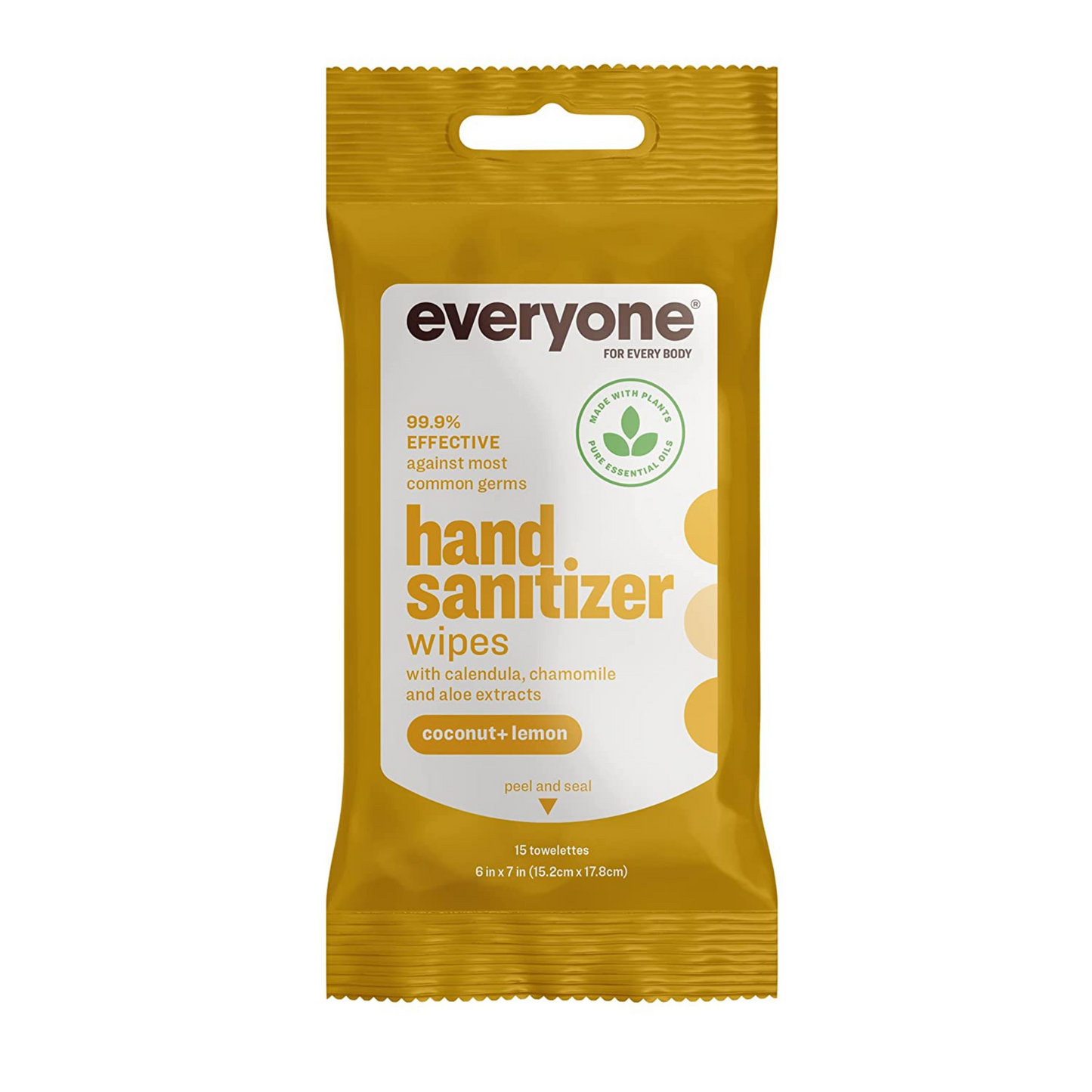Primary Image of Coconut and Lemon Hand Sanitizer Wipes