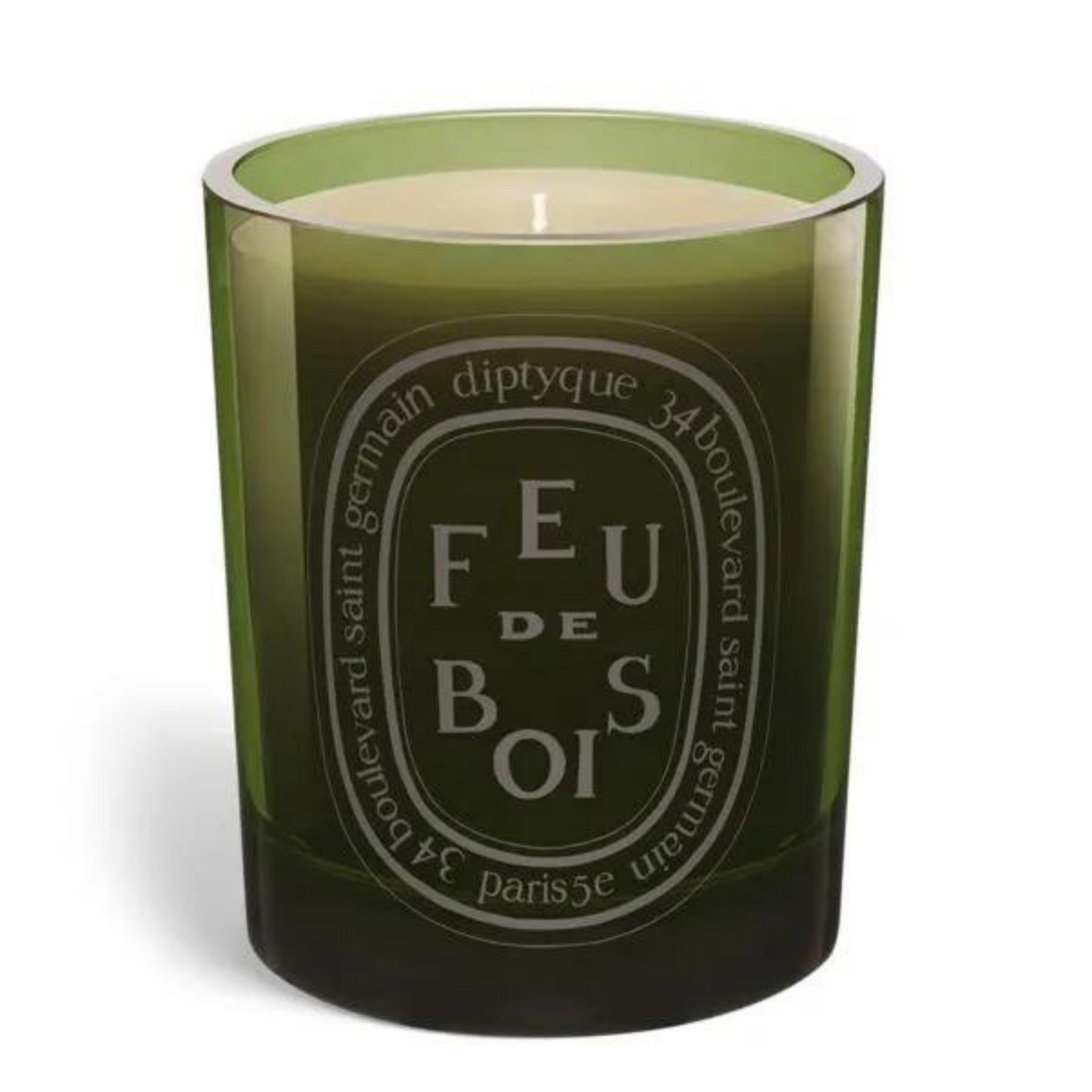 diptyque Paris Silver Feu De Bois (Firewood) Candle | Smallflower