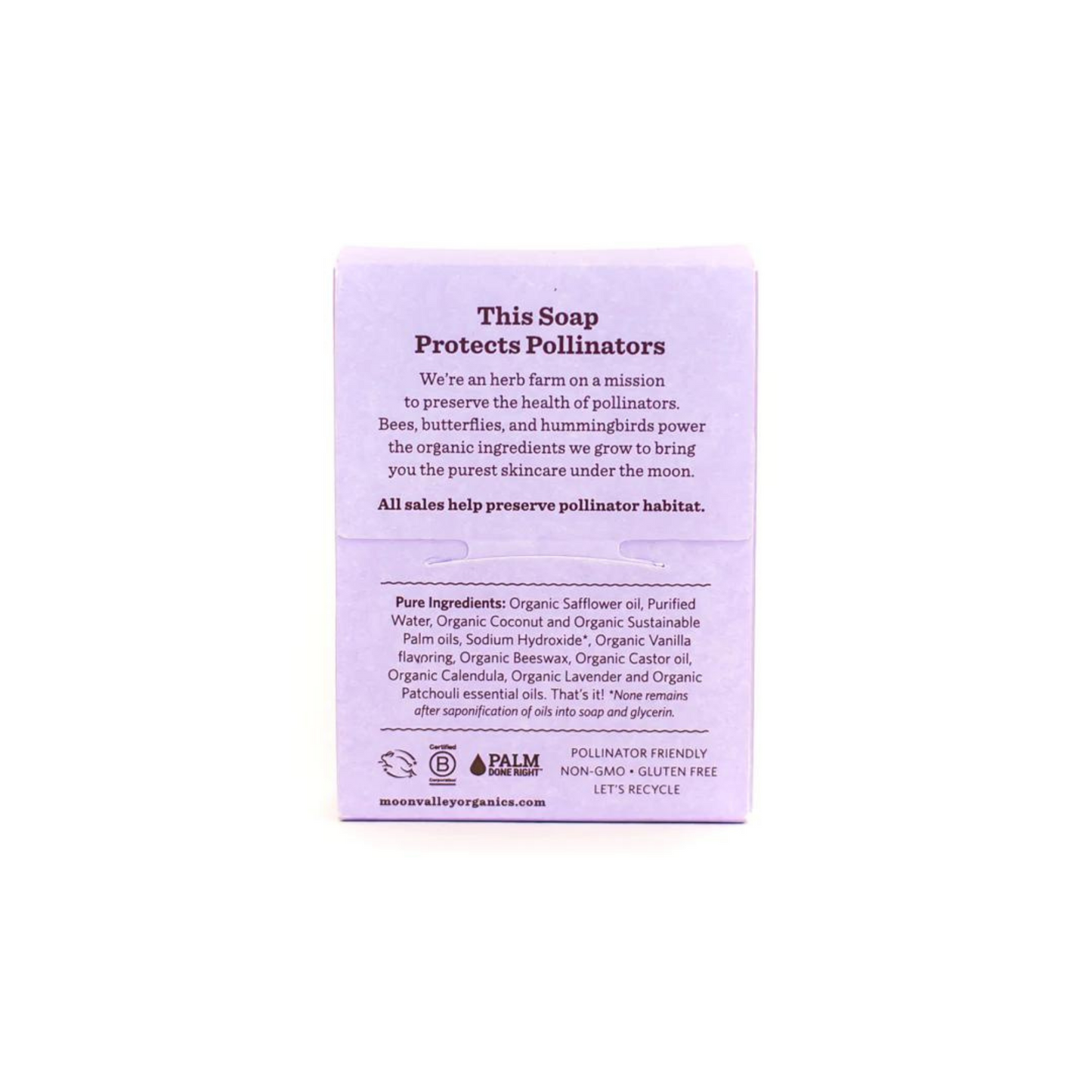 Moon Valley Organics Lavender Herbal Soap (4 oz) #10084947
