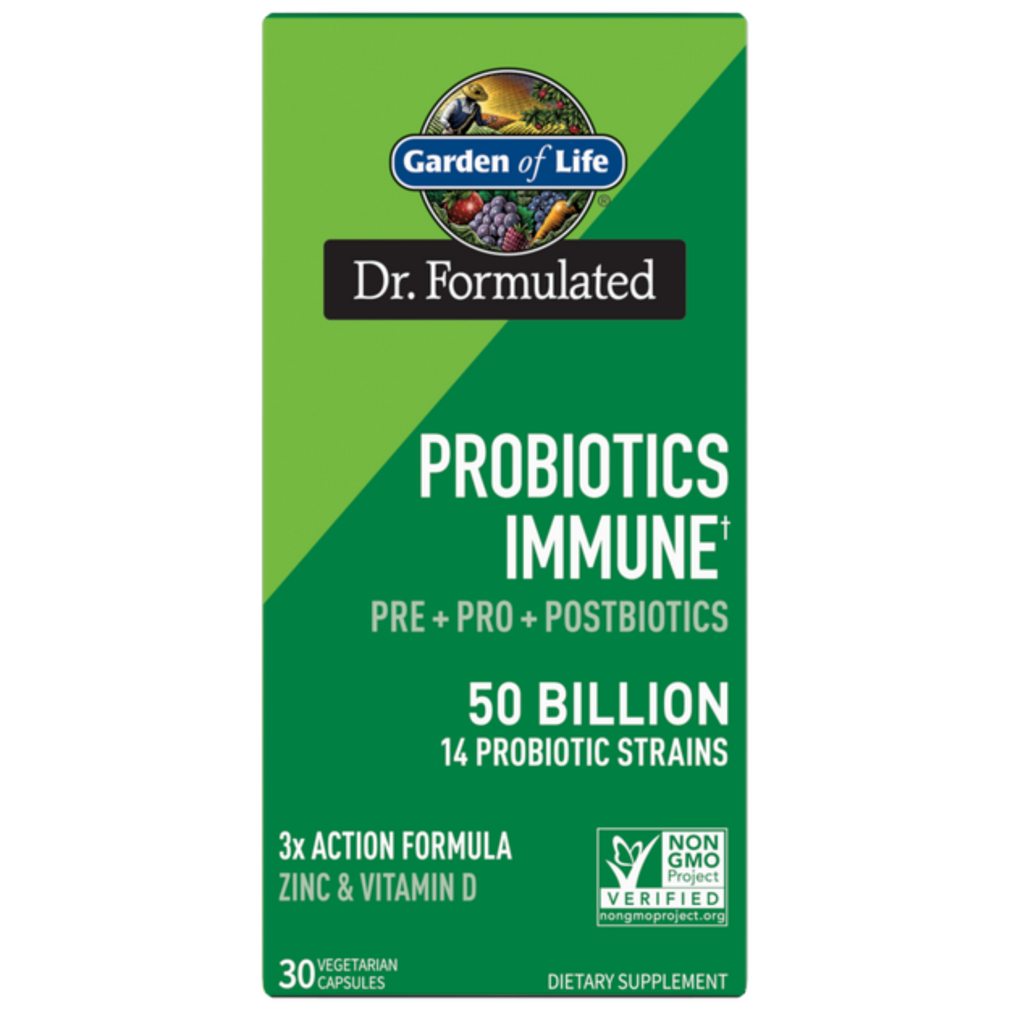 Primary Image of Probiotics Immune 50 Billion Capsules (30 count)