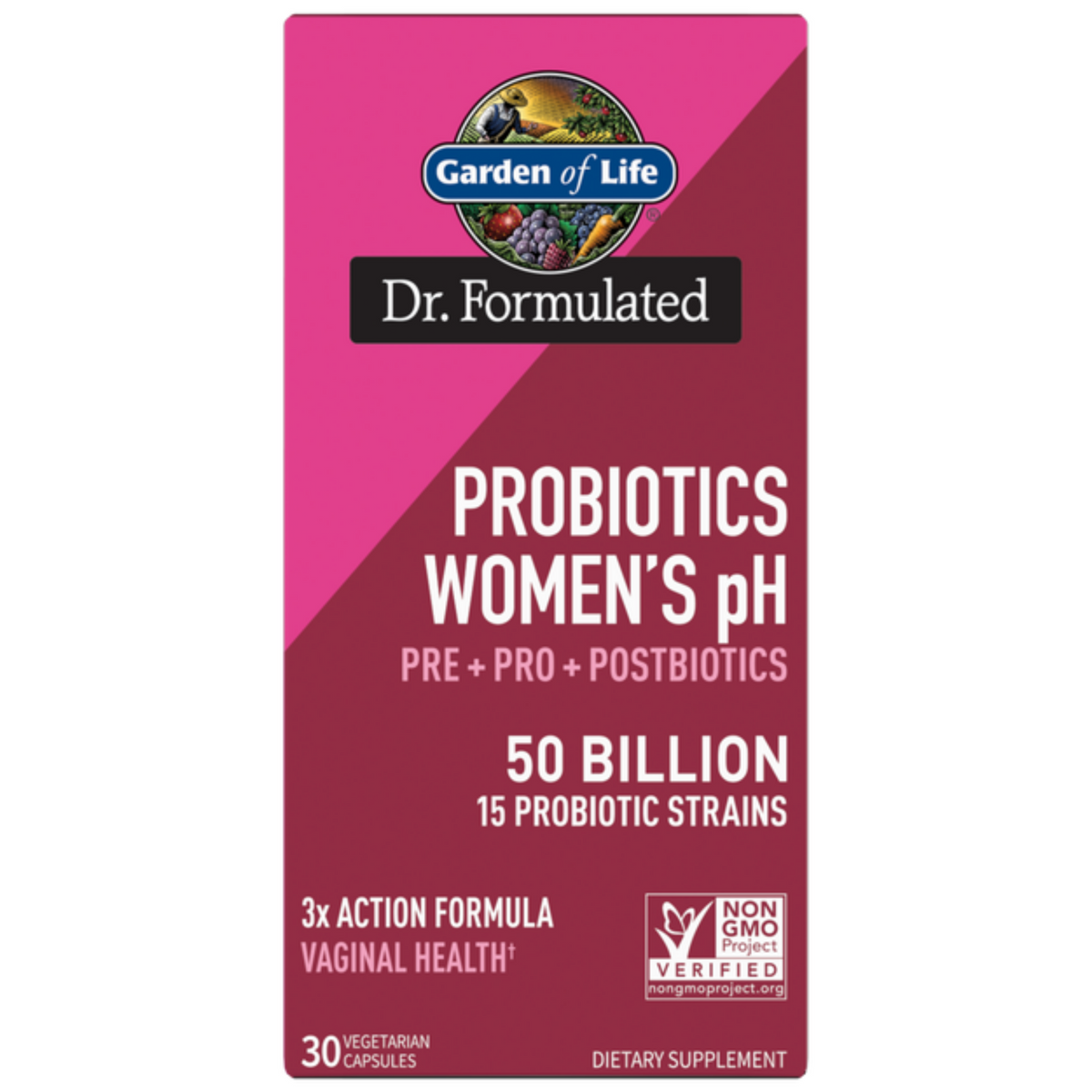 Primary Image of Probiotics Women's pH 50B Capsules (30 count) 