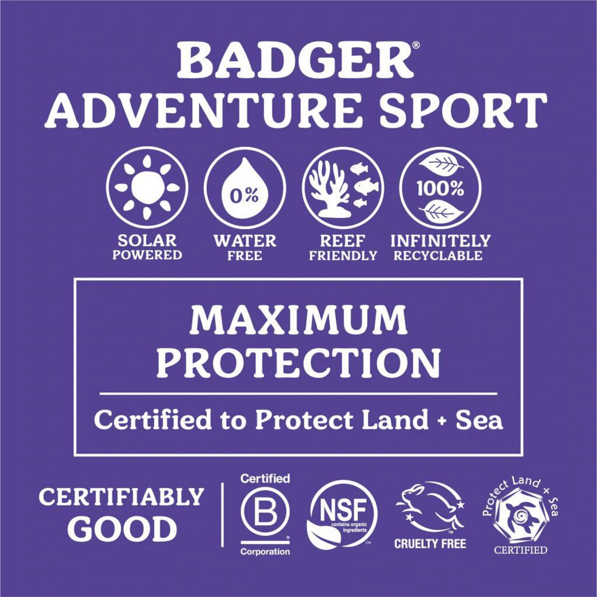 Badger SPF 50 Mineral Sunscreen Tin (2.4 oz) #10084886