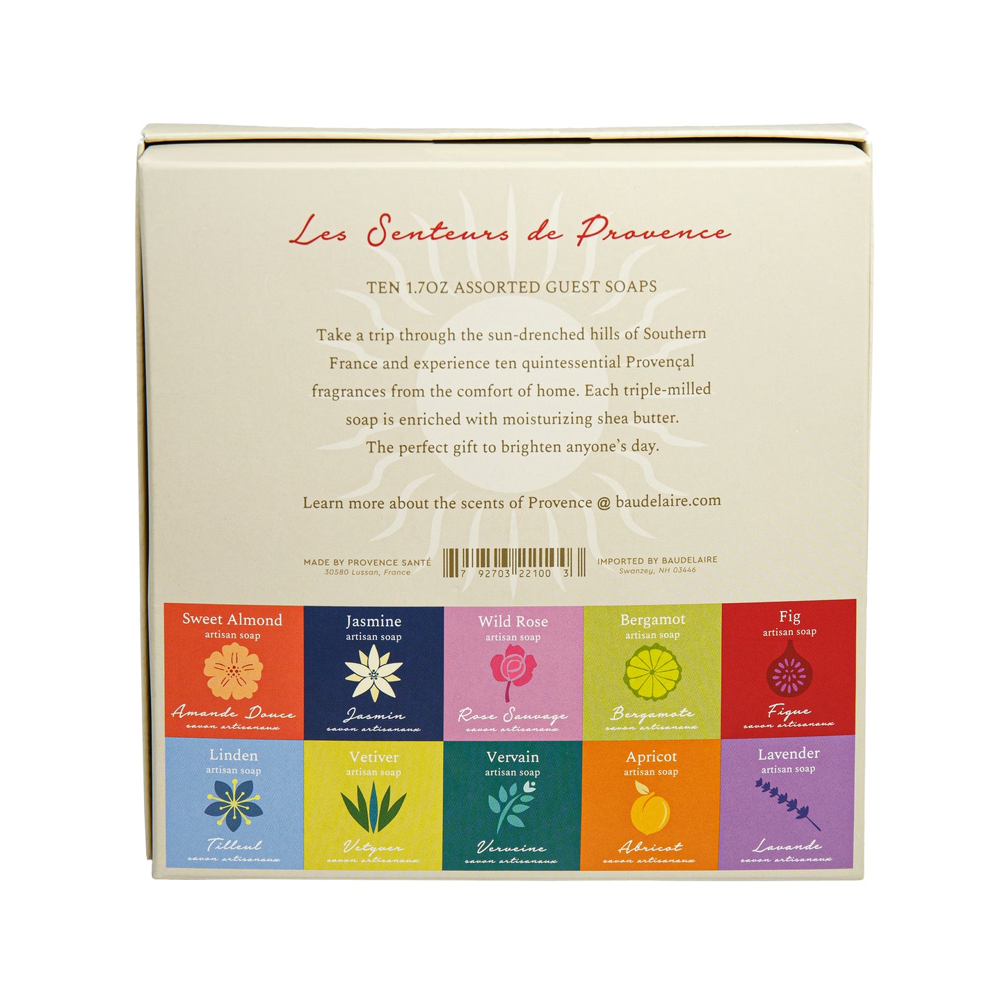 Provence Sante Guest Soap Assortment Set (10 pc) #10085386