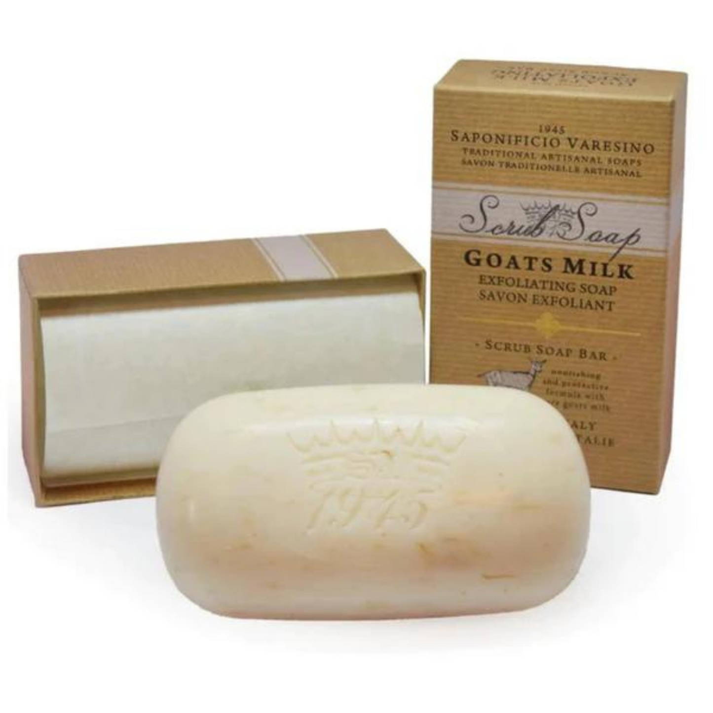 Primary Image of Saponificio Varesino Goats Milk Scrub Soap (300 g)