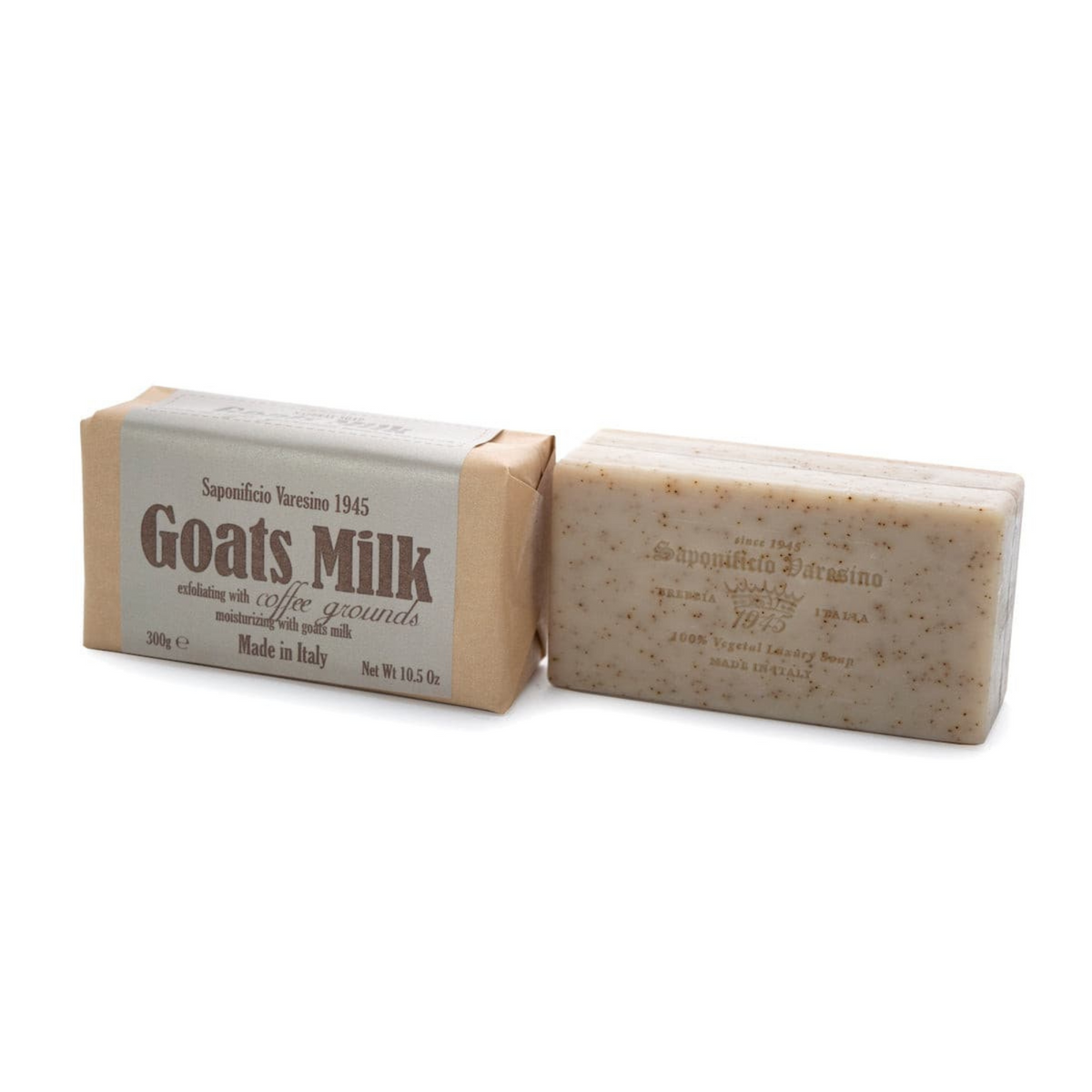 Primary Image of Saponificio Varesino Goats Milk with exfoliating Coffee Grounds Soap (300 g)