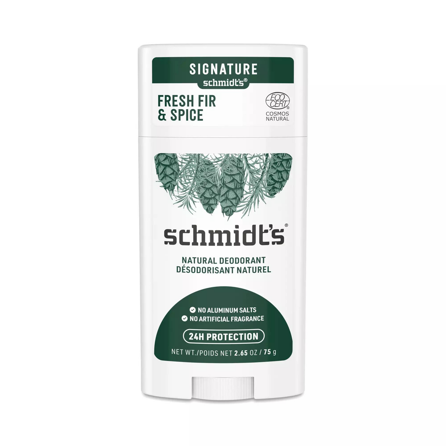Primary Image of Schmidt's Fresh Fir & Spice Deo Stick (2.65 oz)