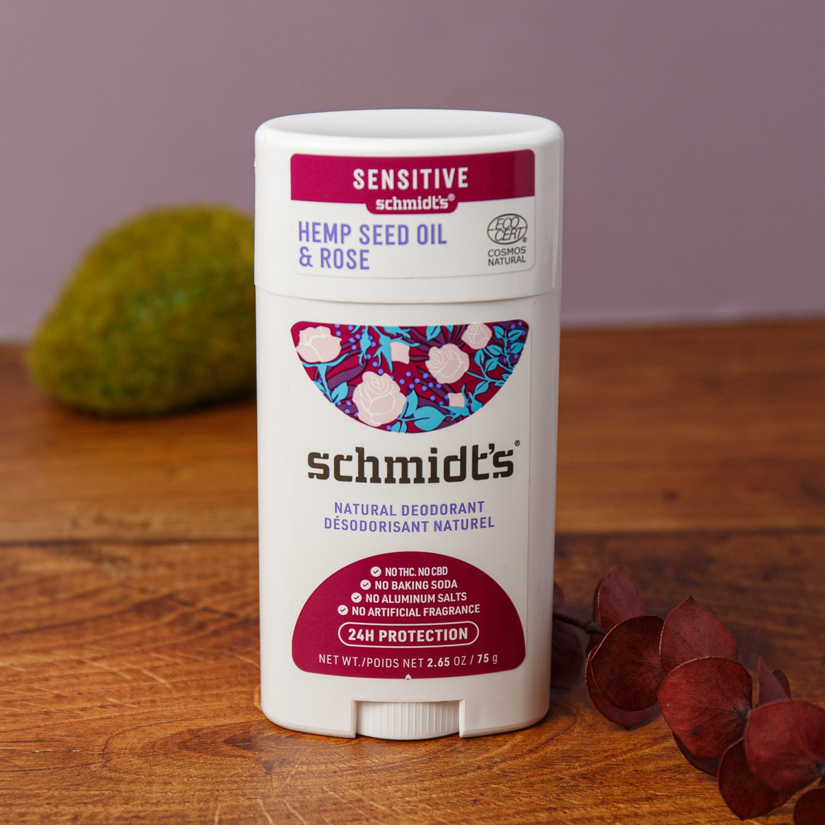 Schmidt's Hemp Seed Oil & Rose Sensitive Deodorant (2.65 oz) #10085617