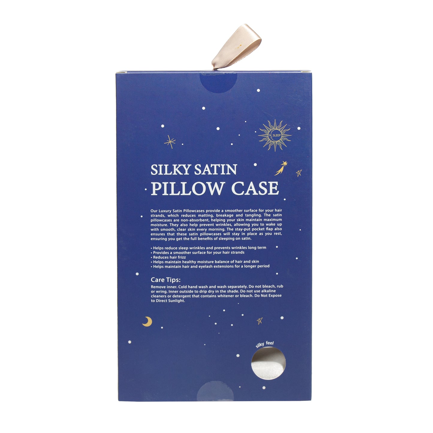 Kingsley Silver Silky Satin Pillow Case #10085198