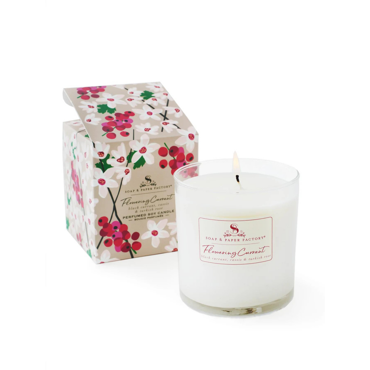 Primary Image of Soap & Paper Factory Flowering Currant Large Soy Candle (9.5 oz)