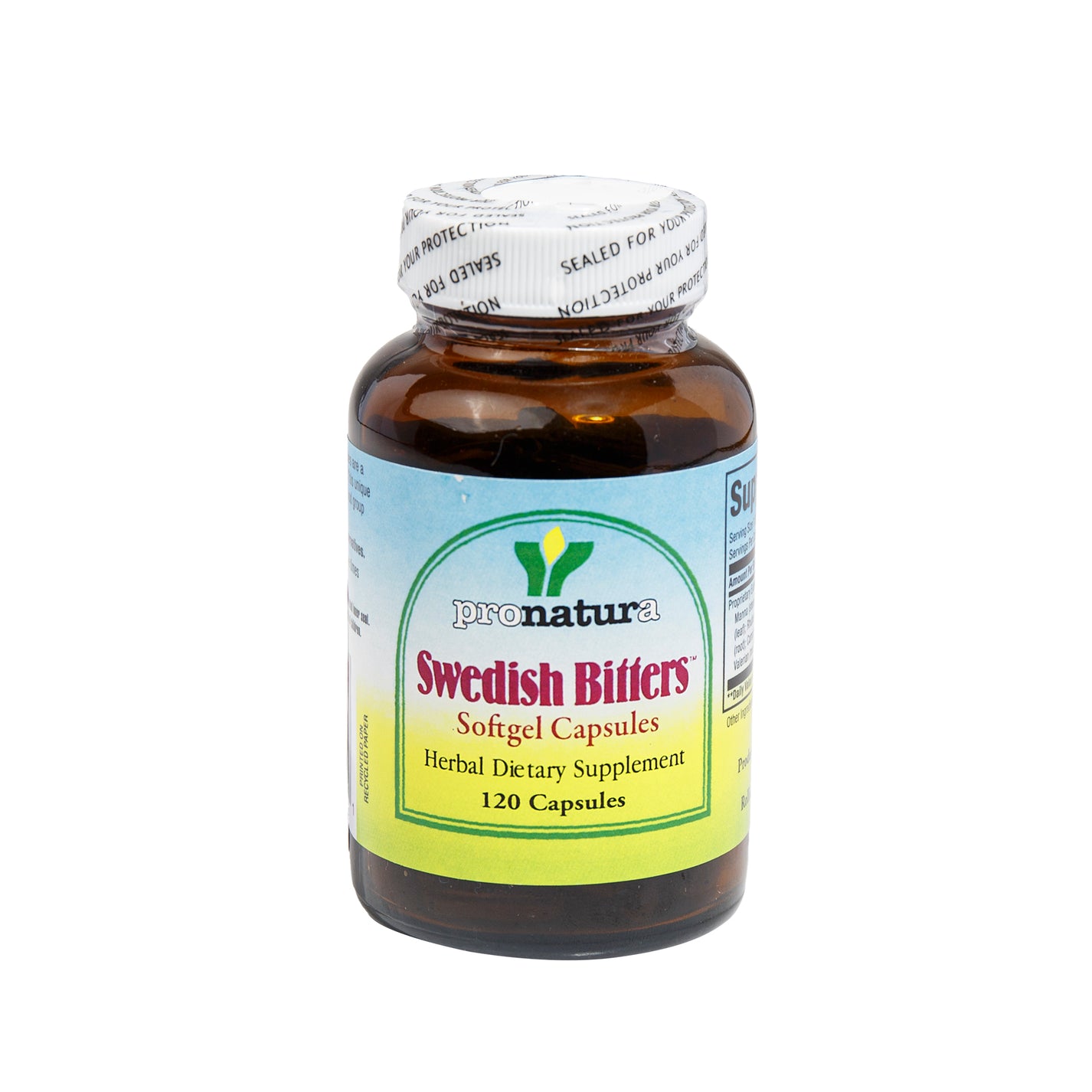 Pronatura Swedish Bitters Capsules (120 count) Smallflower