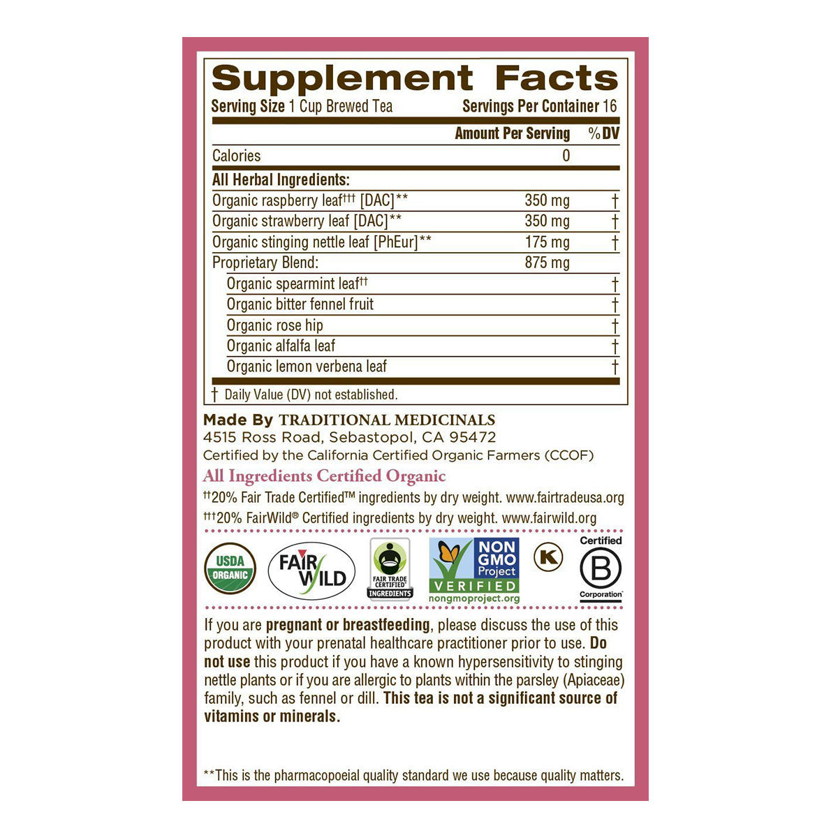 Alternate image of Pregnancy Tea