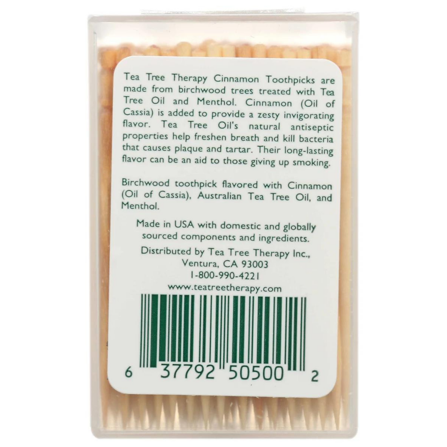 Tea tree outlet toothpicks