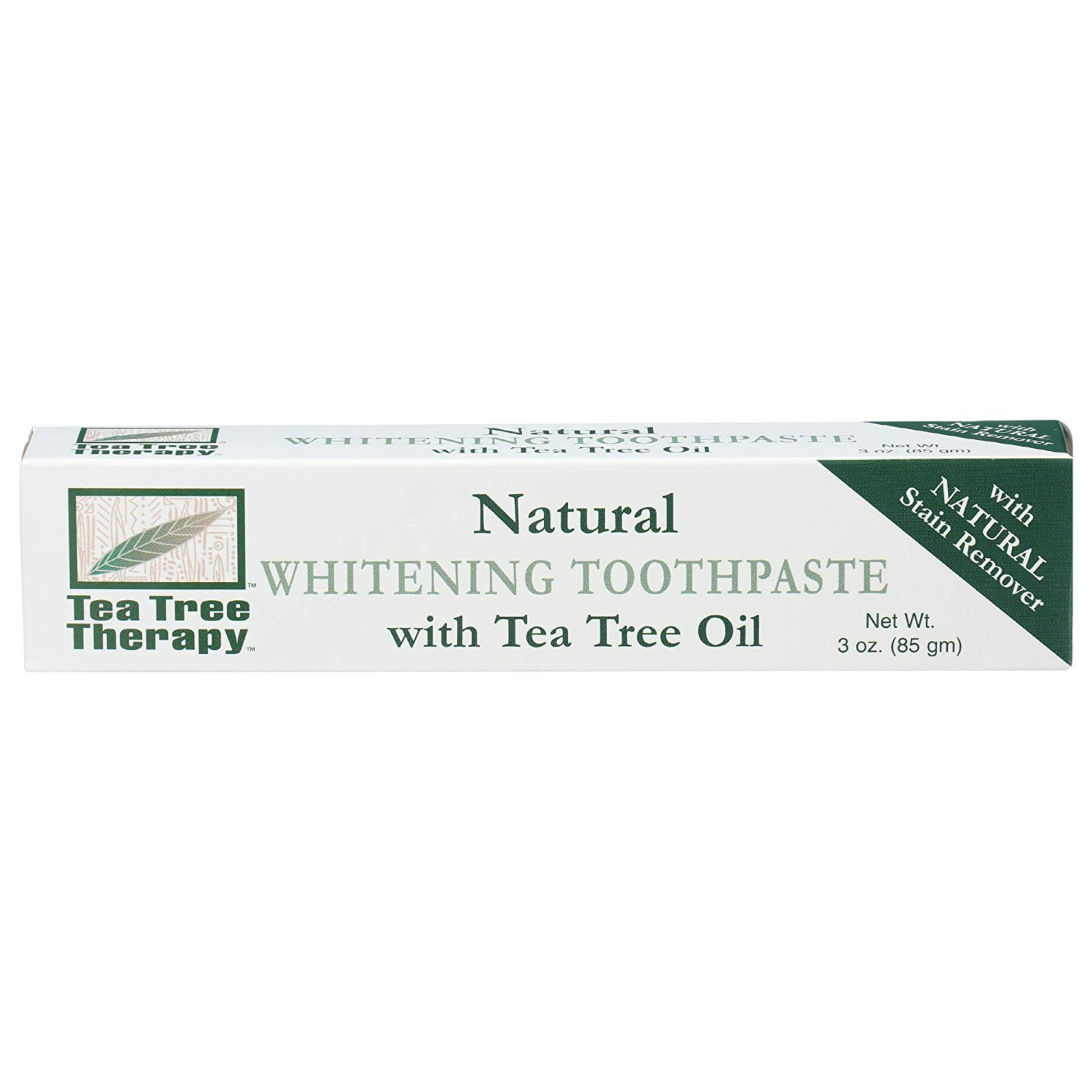 Tea Tree Therapy Natural Whitening Toothpaste (3 oz) – Smallflower