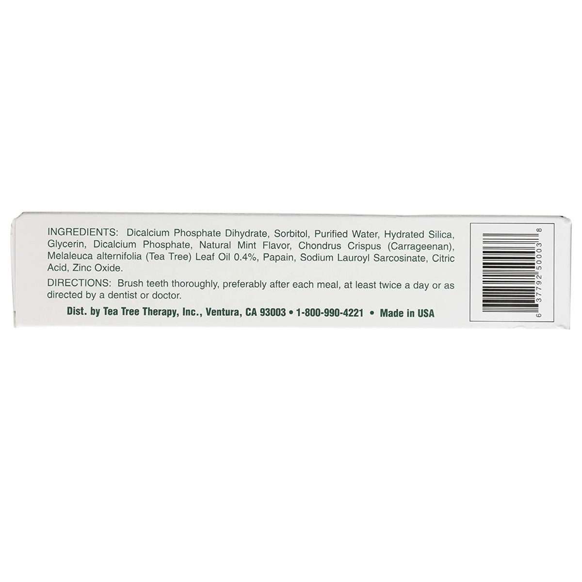 Tea Tree Therapy Natural Whitening Toothpaste (3 oz) #10085219