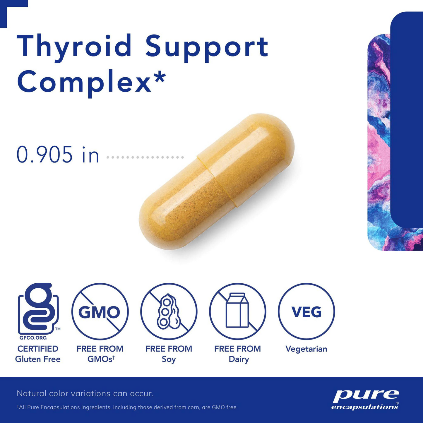 Pure Encapsulations Thyroid Support Complex Capsules (120 count) #10085814