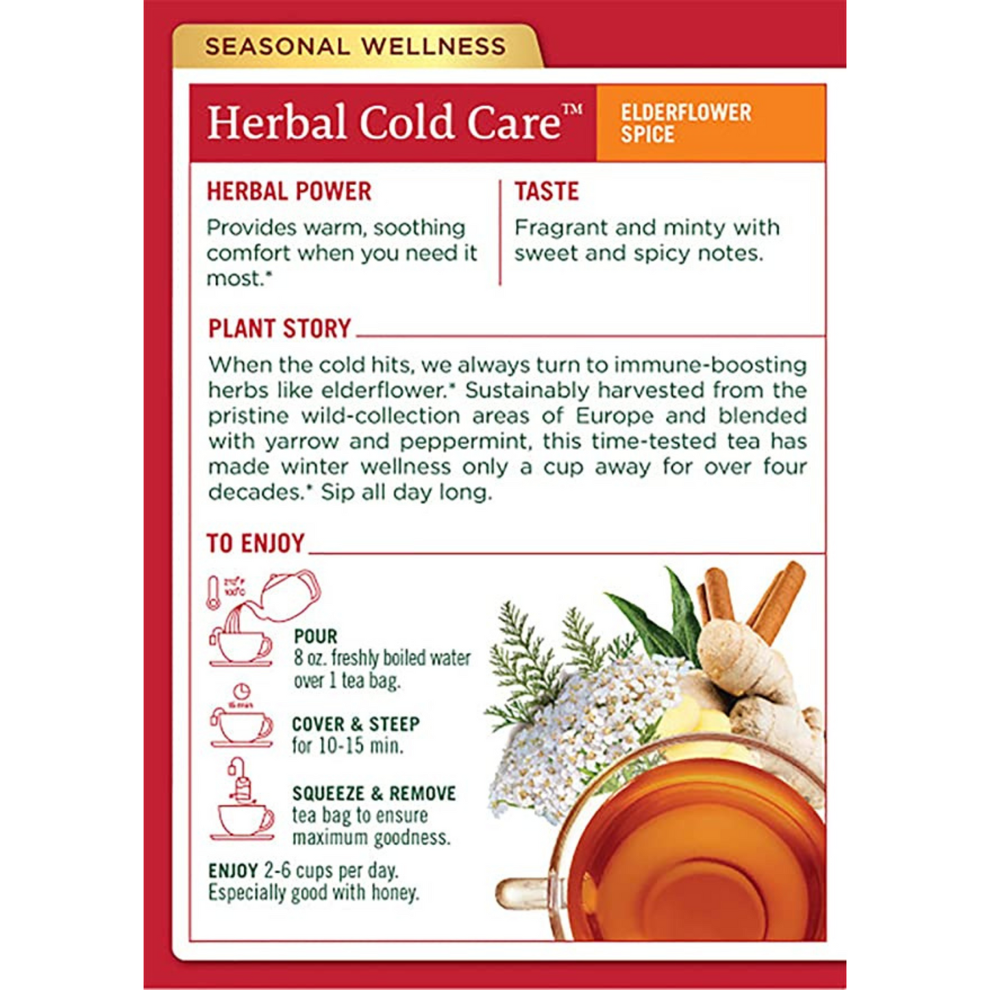 Traditional Medicinals Herbal Cold Care (16 count) #11758
