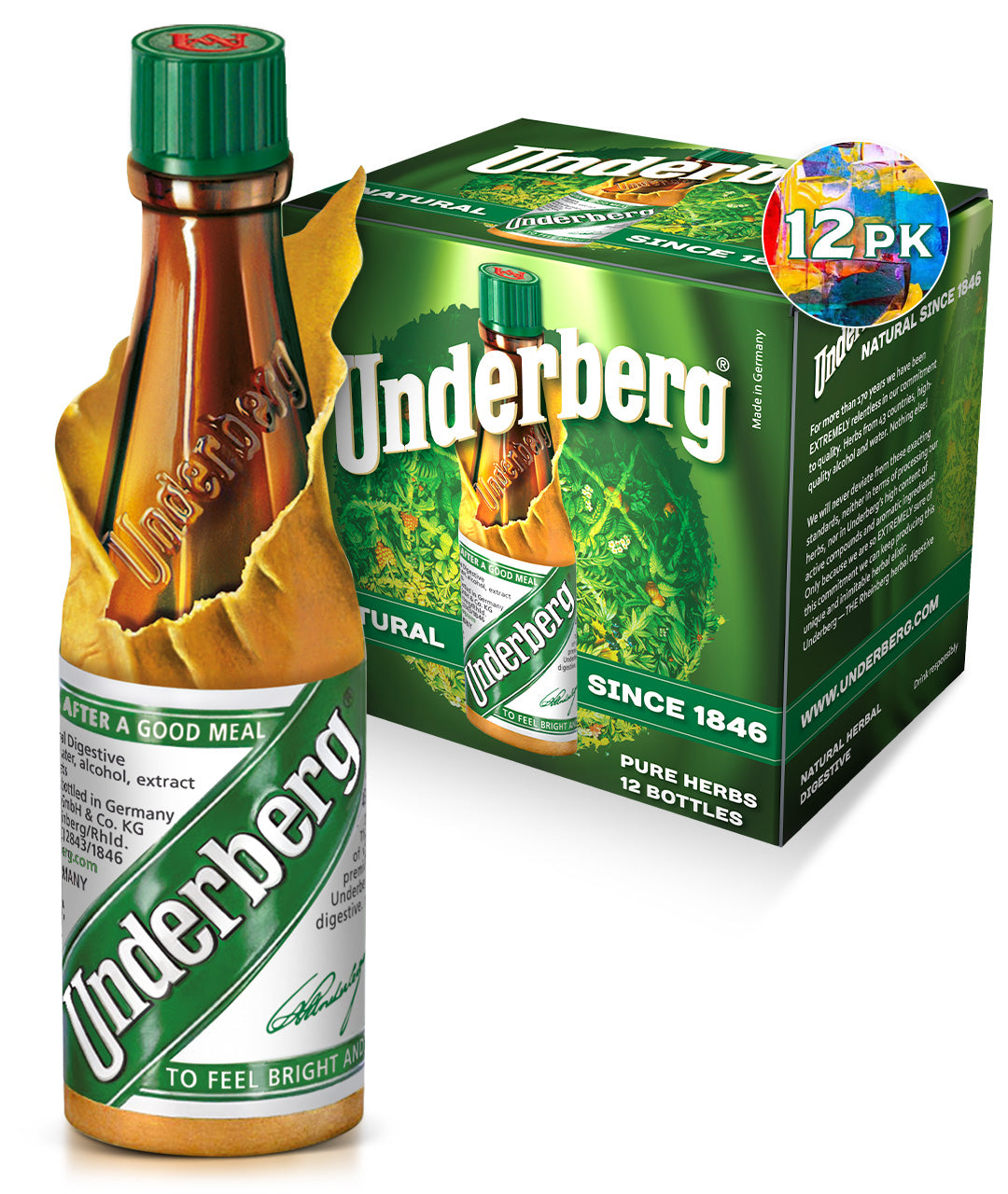 Underberg Cardboard 12 Pack (12 x 20 ml)