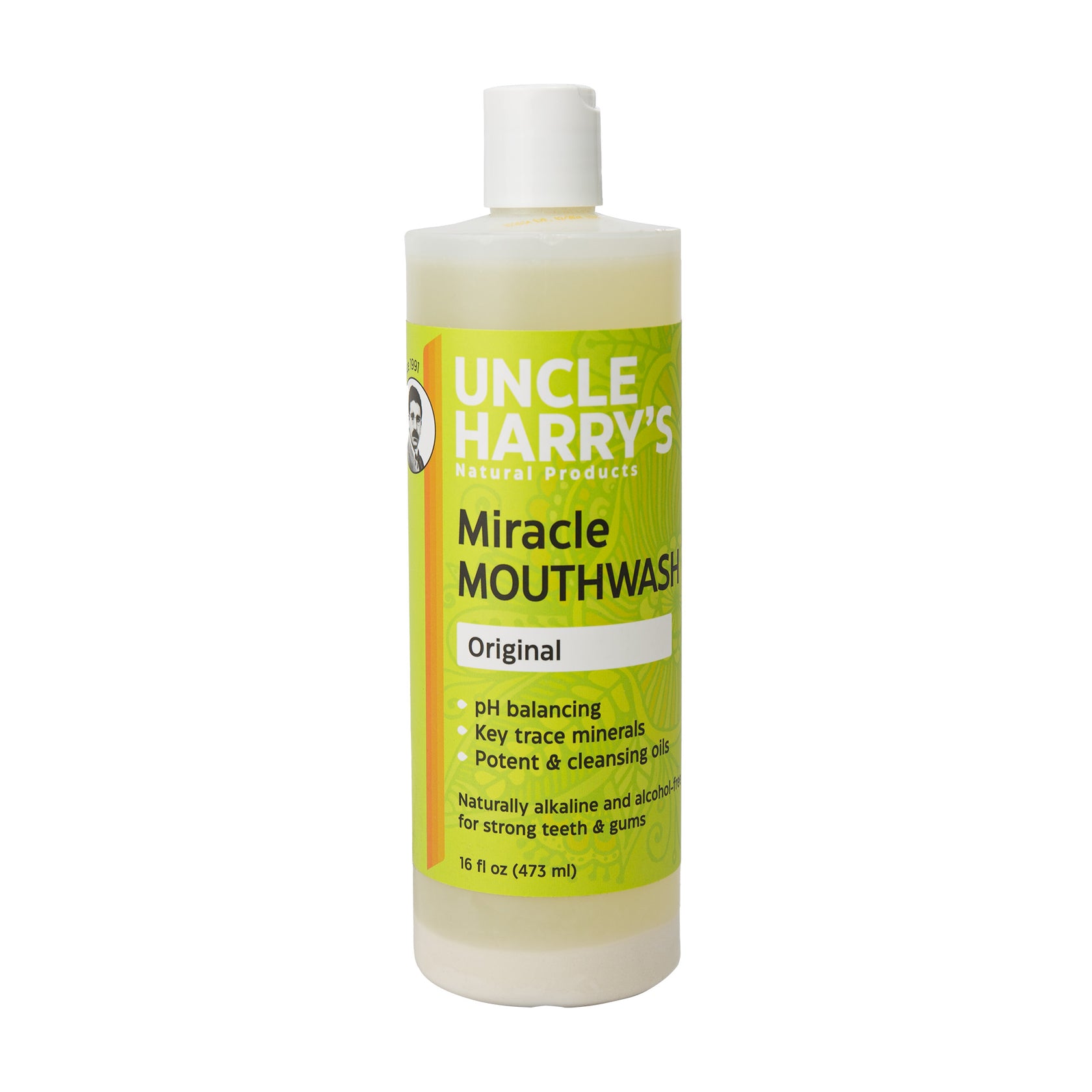 Uncle Harry's Natural Products Miracle Mouthwash (16 fl oz) Smallflower