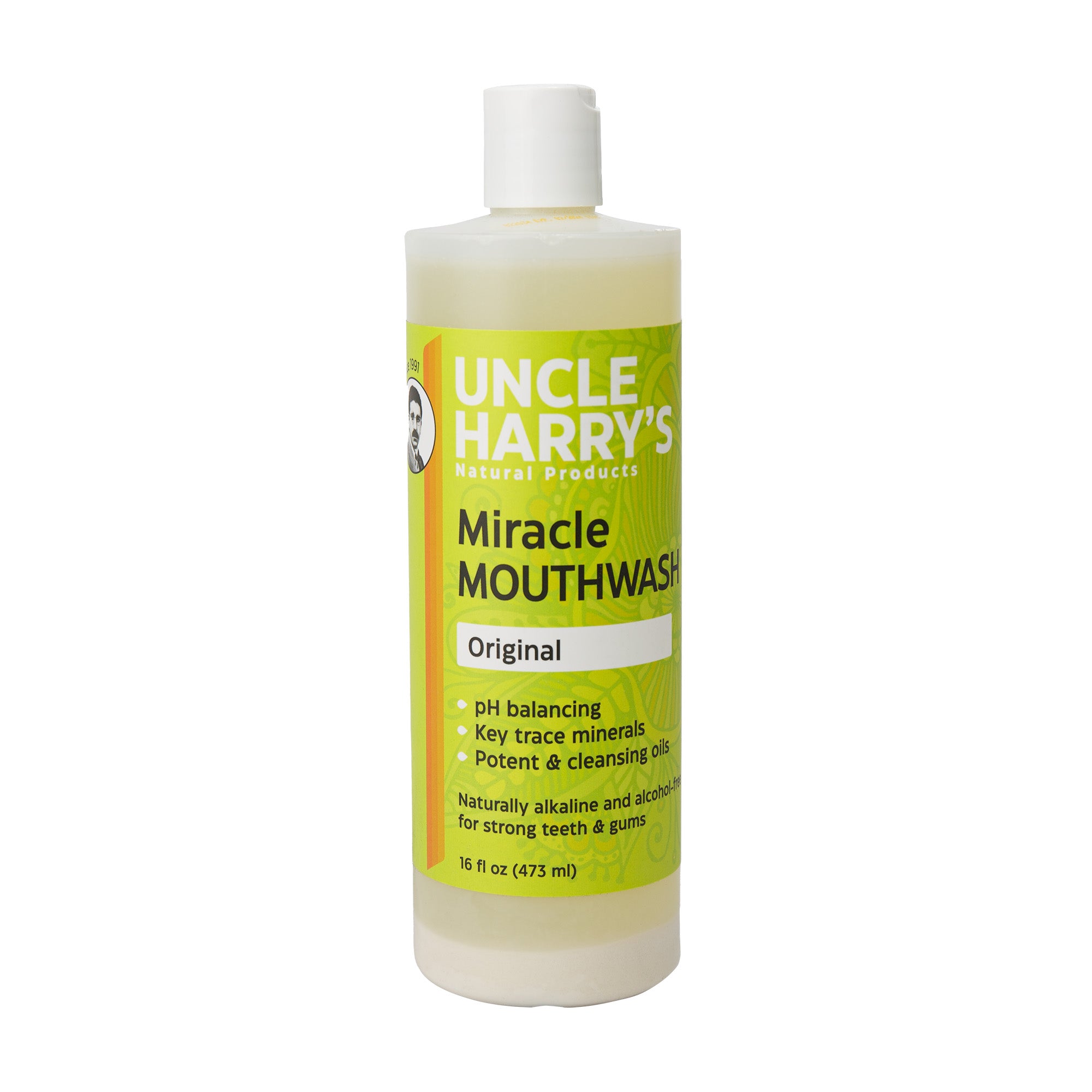 Uncle Harry's Natural Products Miracle Mouthwash (16 fl oz) – Smallflower