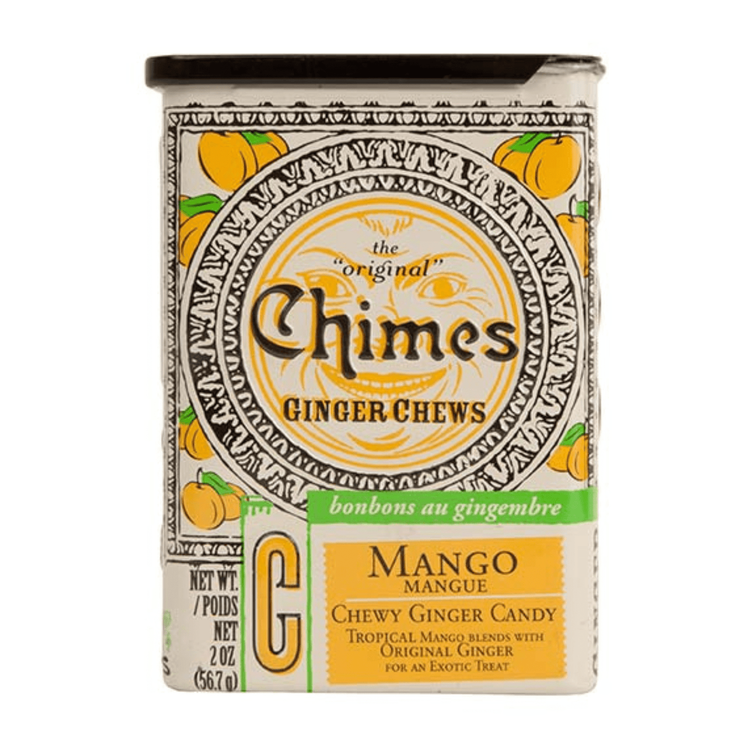 Primary Image of Ginger Chews Tin - Mango