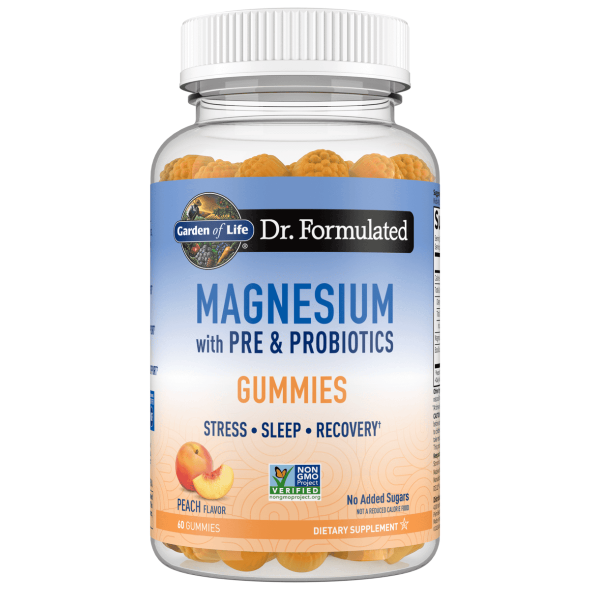 Primary Image of Magnesium Gummies Peach