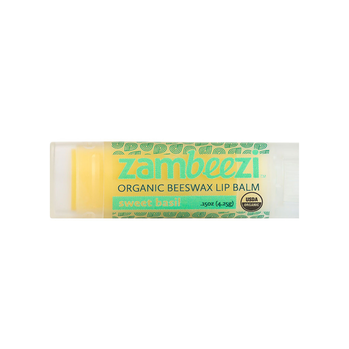 Primary Image ofZambeezi Organic Sweet Basil Lip Balm (0.15 oz)