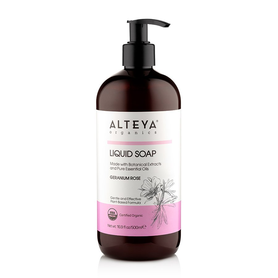 Alteya Organics Geranium Rose Liquid Soap (8.5 fl oz) #10074244