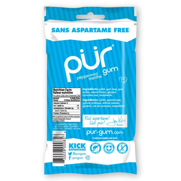 Alternate image of PUR Gum Peppermint Bag