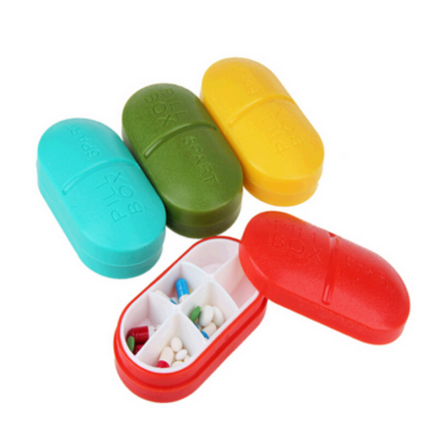 Primary Image of Pill Box Capsule Compartments