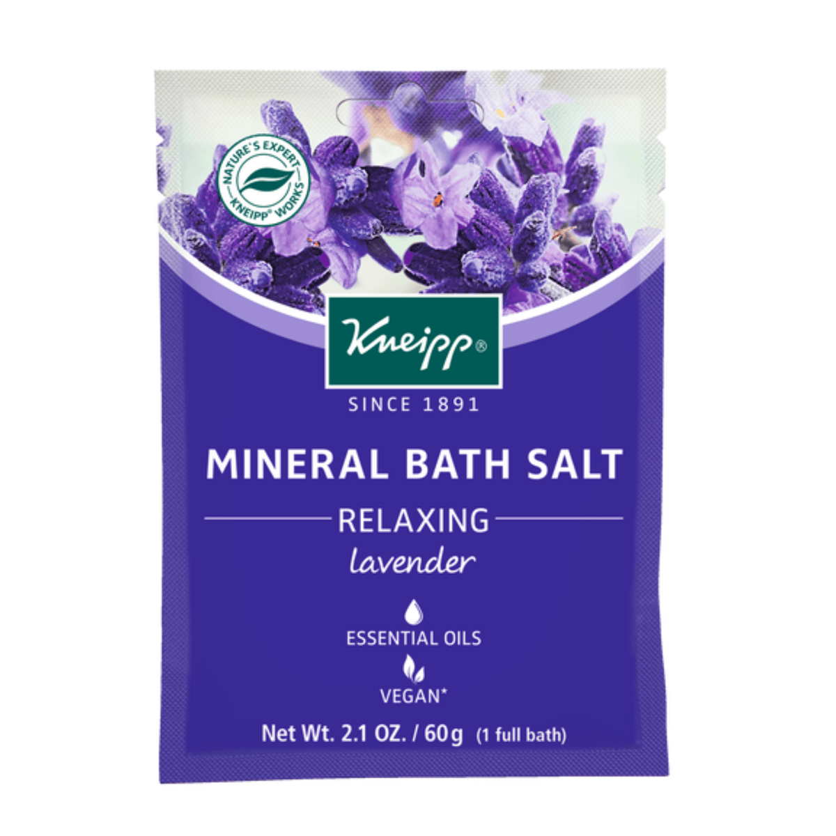 Primary Image of Lavender Relaxing Mineral Bath Salt Sachet