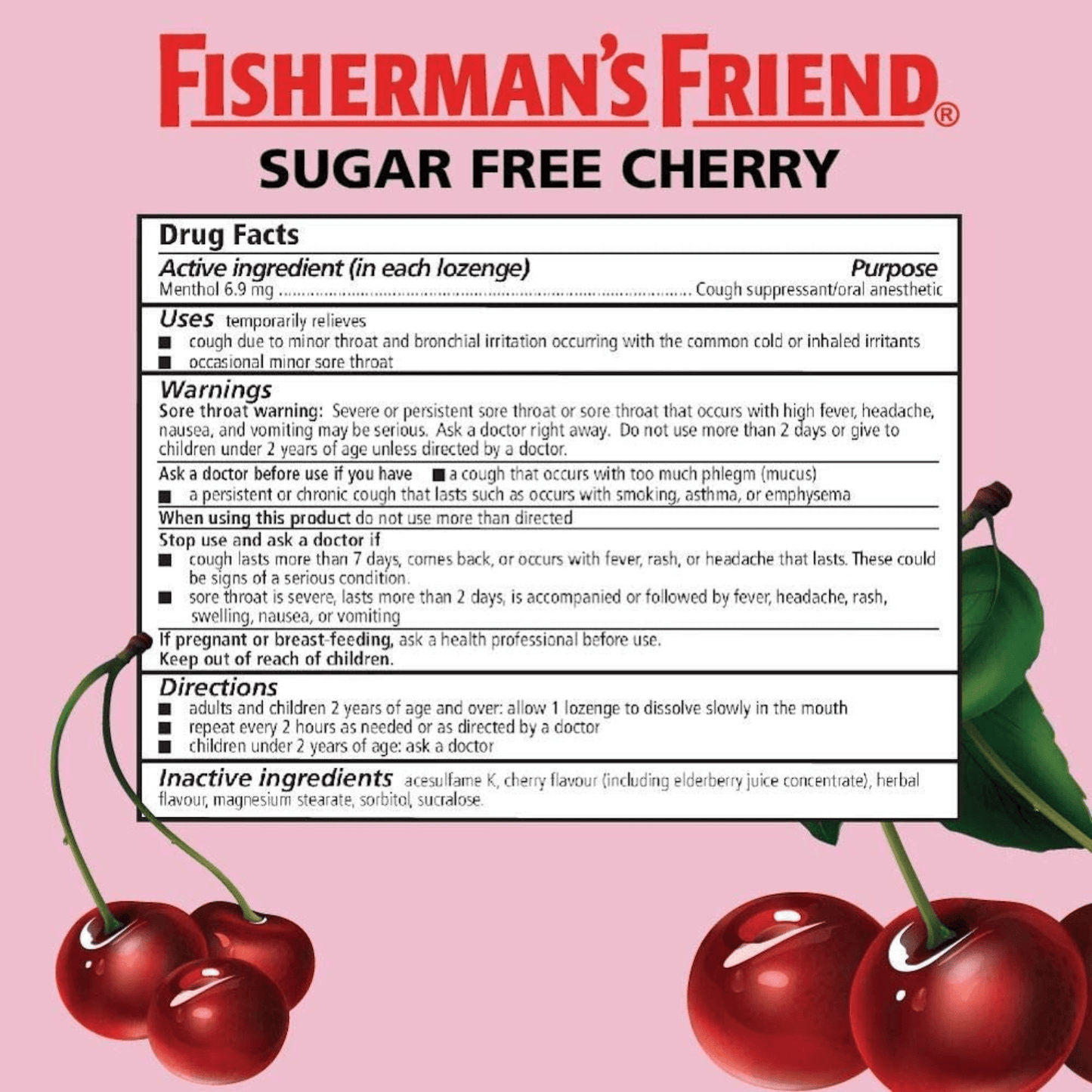 Alternate Image of Sugar Free Cherry Lozenges (40 count)
